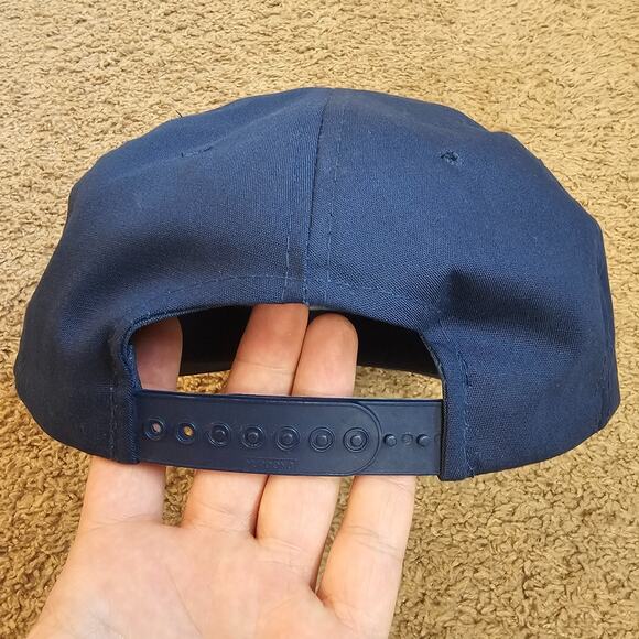 Vtg Operation Desert Storm Hat Blue Rope Snapback Cap Iraq Trucker 90s Military - Picture 7 of 11